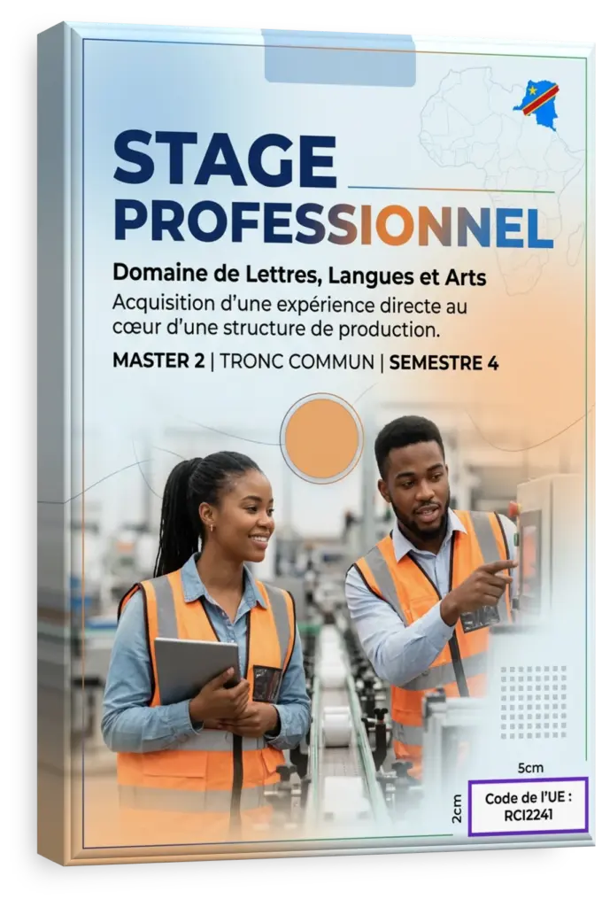 Étudiants en stage dans un studio de production cinématographique en RDC.