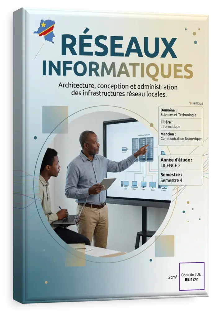 Schéma d'une architecture de réseau informatique d'entreprise.