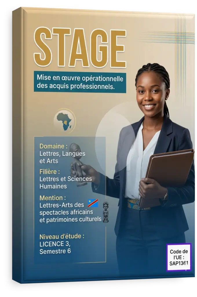 Étudiants en stage collaborant sur un plateau de tournage en RDC.