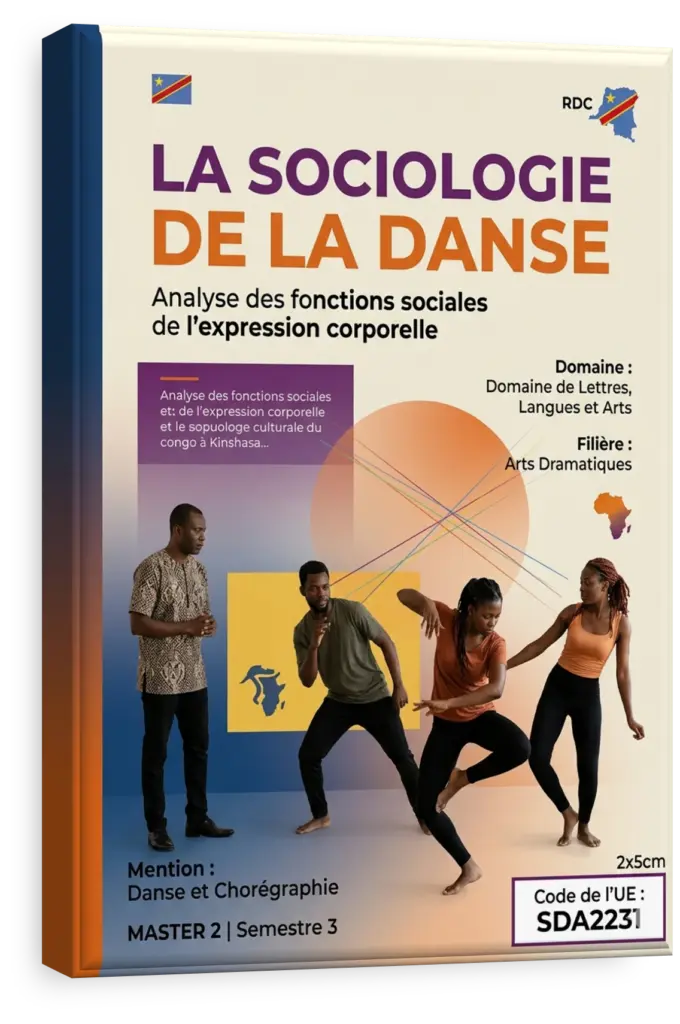 Danseurs congolais exécutant une chorégraphie sur scène.