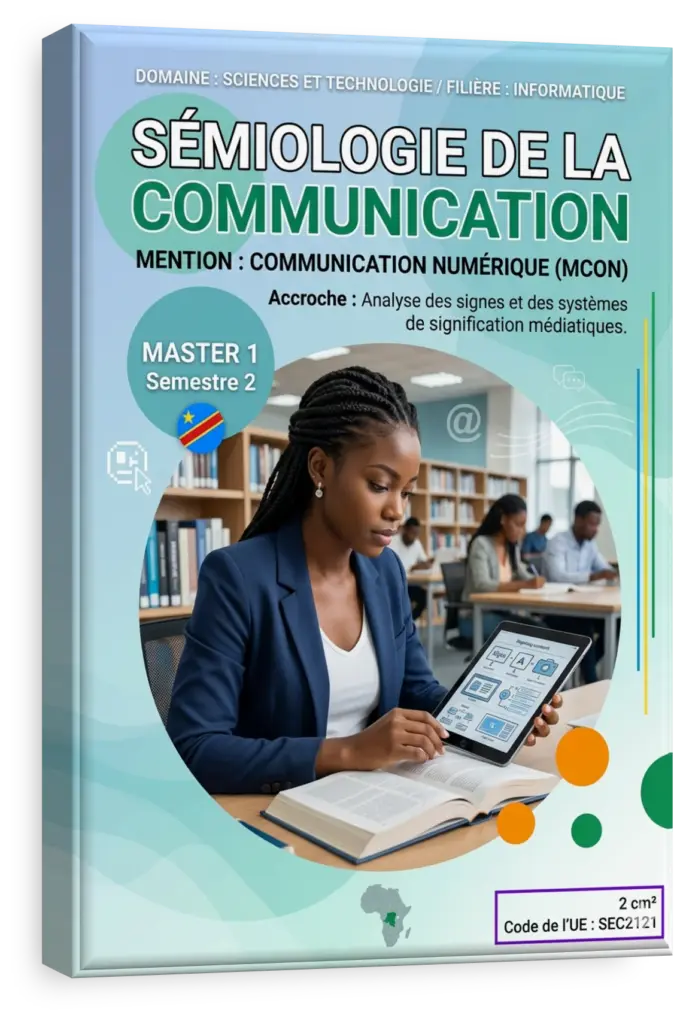 Étudiants en communication analysant des symboles et des interfaces multimédias.
