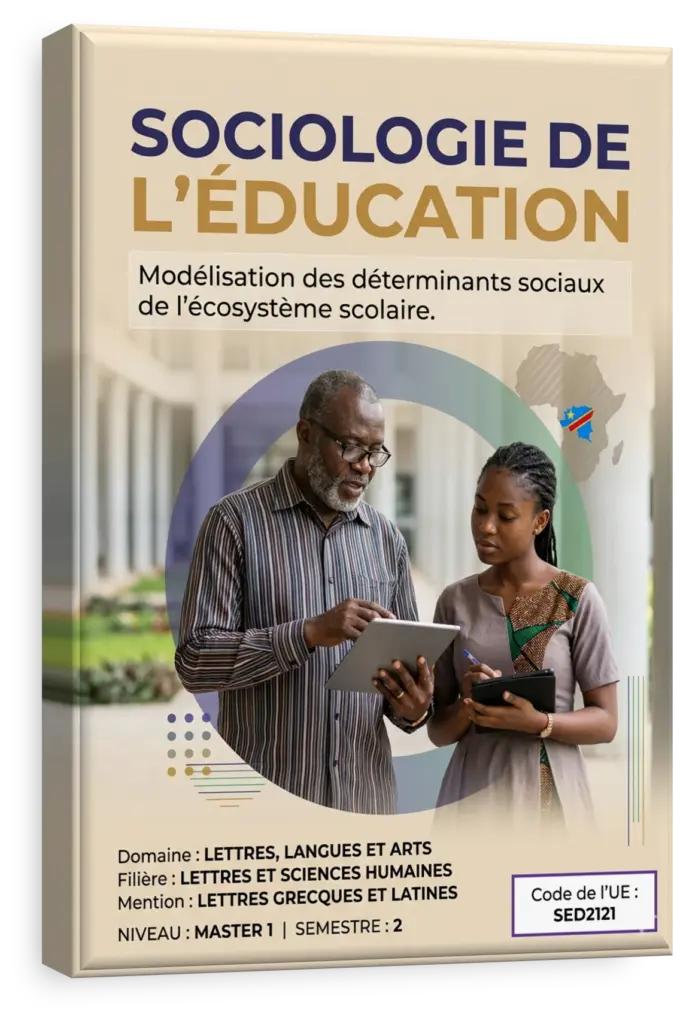 Étudiants congolais dans une salle de classe universitaire.