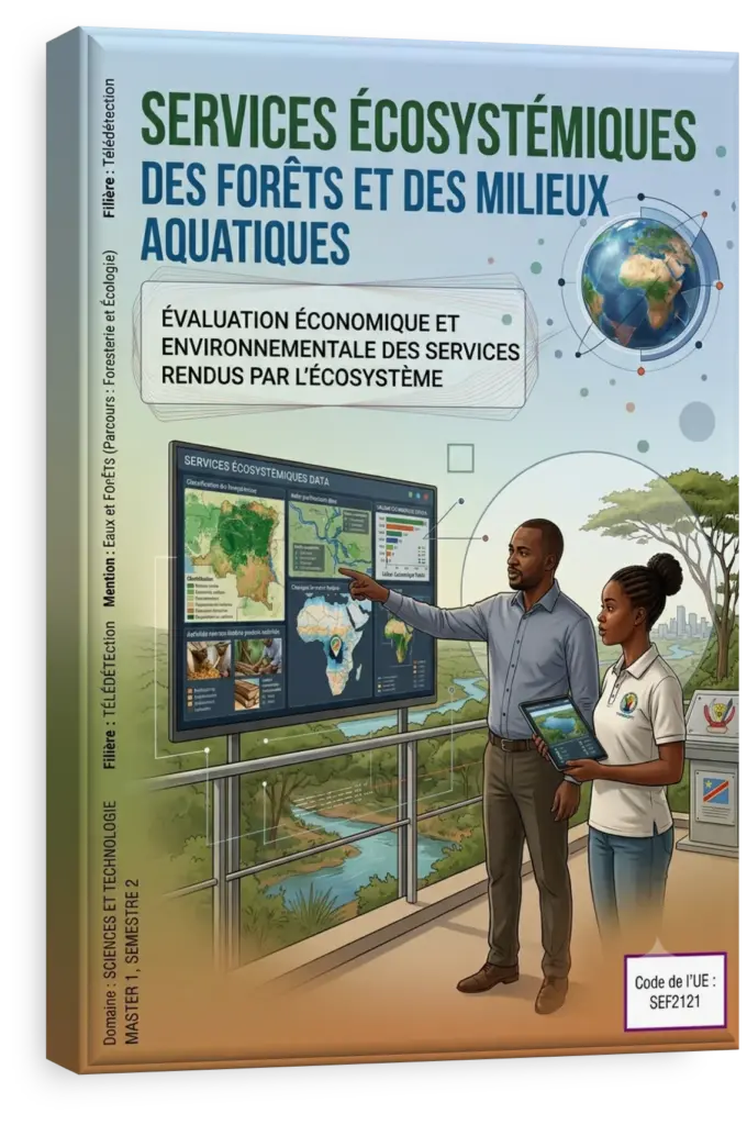 Forêt tropicale luxuriante et rivière en République Démocratique du Congo.