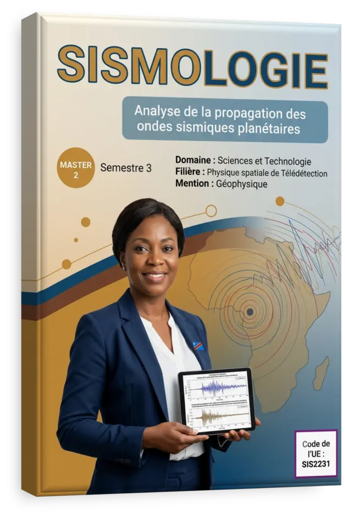 Carte de la RDC avec visualisation des ondes sismiques