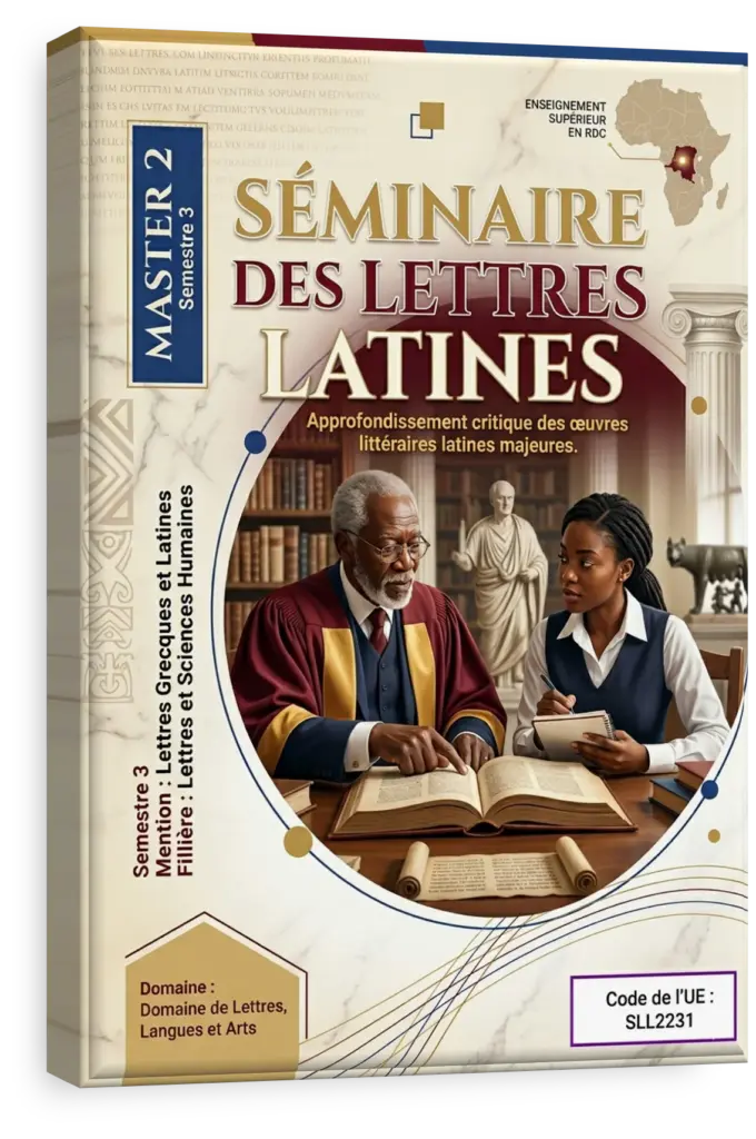 Manuscrit ancien de textes littéraires latins.