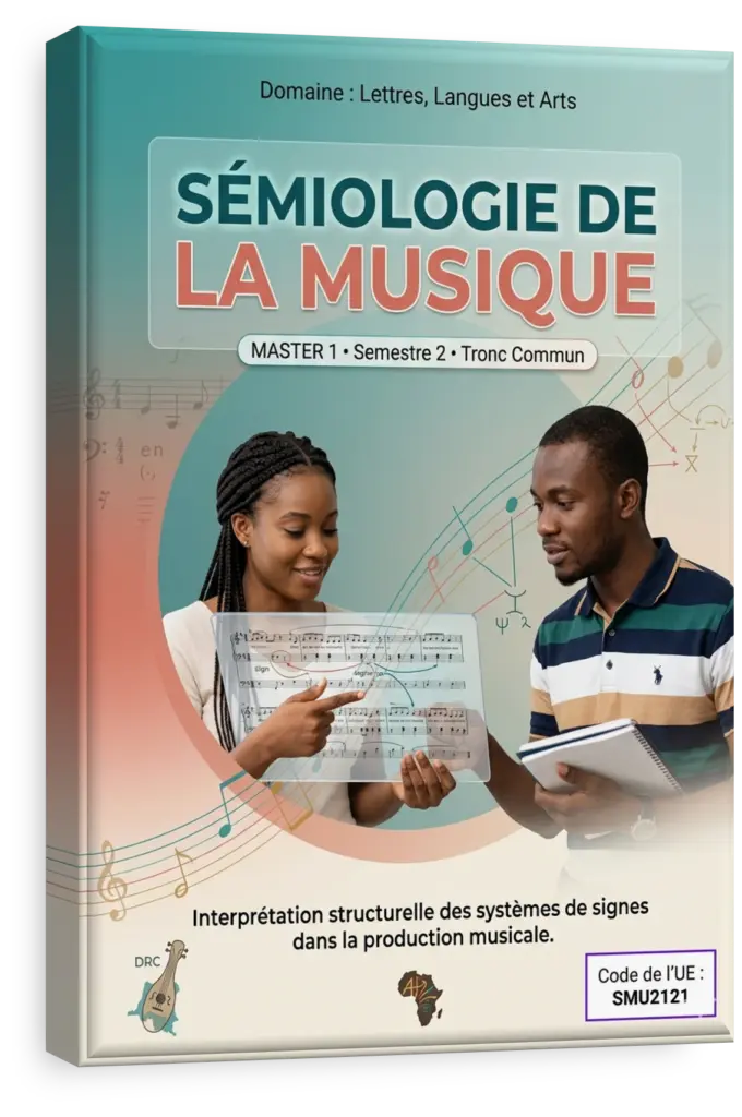 Illustration conceptuelle de la sémiologie de la musique.