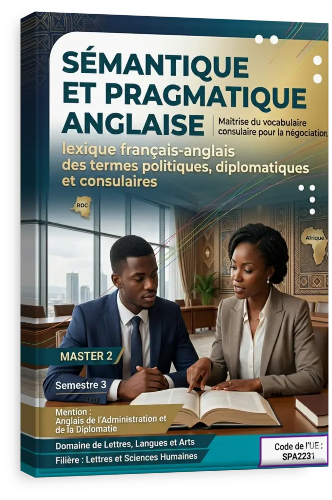 Lexique français-anglais des termes politiques et diplomatiques.