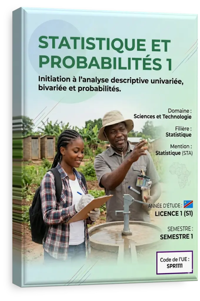 Graphiques et formules de statistiques et probabilités.