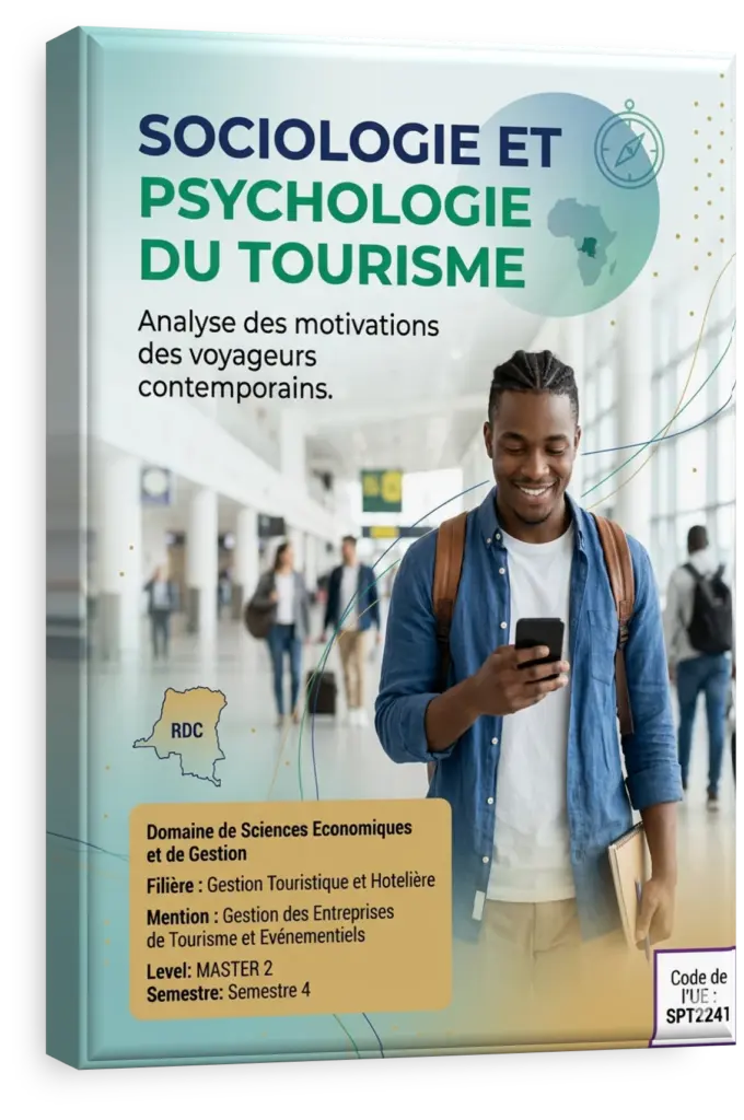 Étudiants en sociologie du tourisme analysant les comportements de voyageurs en RDC.