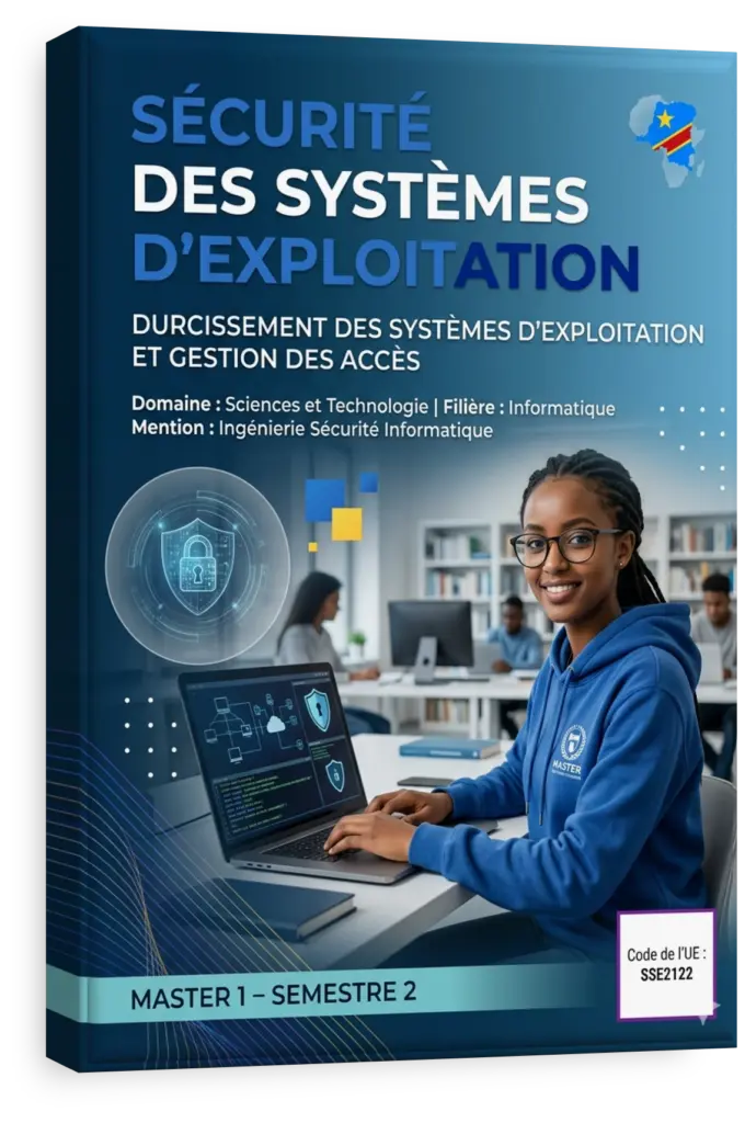 Cadenas numérique protégeant un noyau de système d'exploitation.