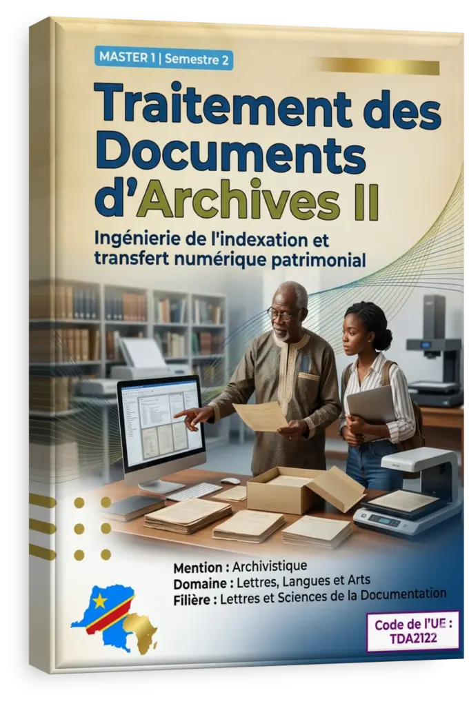 Étudiant organisant des boîtes d'archives dans un dépôt.