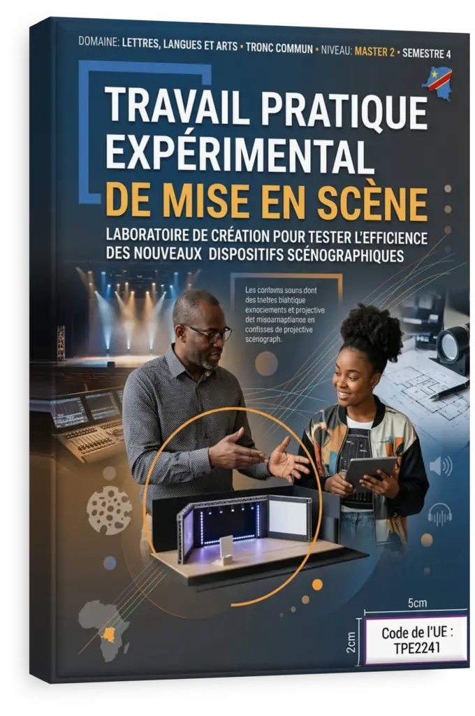 Étudiants en arts de la scène travaillant sur une mise en scène théâtrale expérimentale.