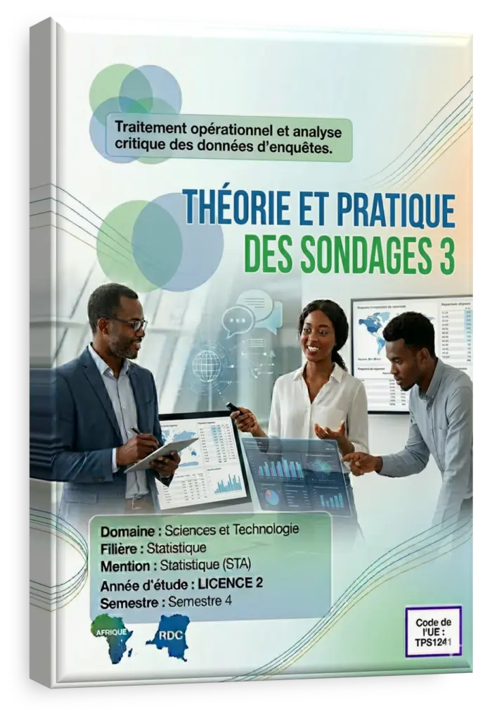 Étudiants en RDC analysant des données de sondage sur un ordinateur.