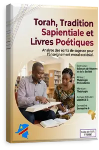 Torah, Tradition Sapientiale et Livres Poétiques