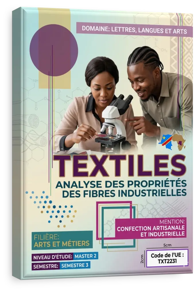 Étudiants en RDC travaillant sur des métiers à tisser dans un cours de textiles.