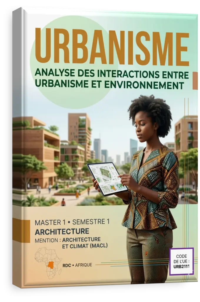 Plan d'aménagement urbain écologique pour une ville en République Démocratique du Congo.