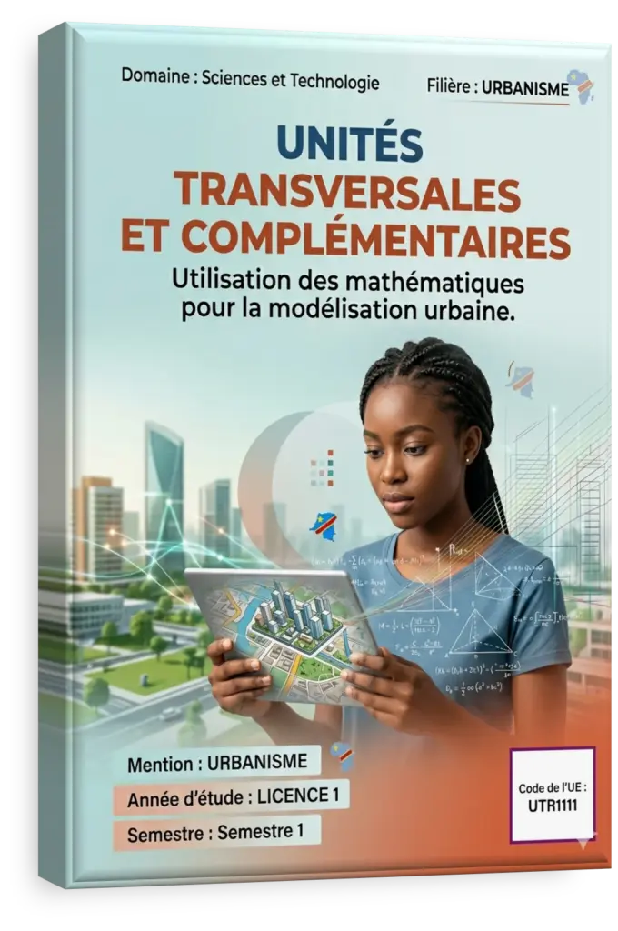 Étudiants en RDC travaillant sur un projet alliant mathématiques et urbanisme.