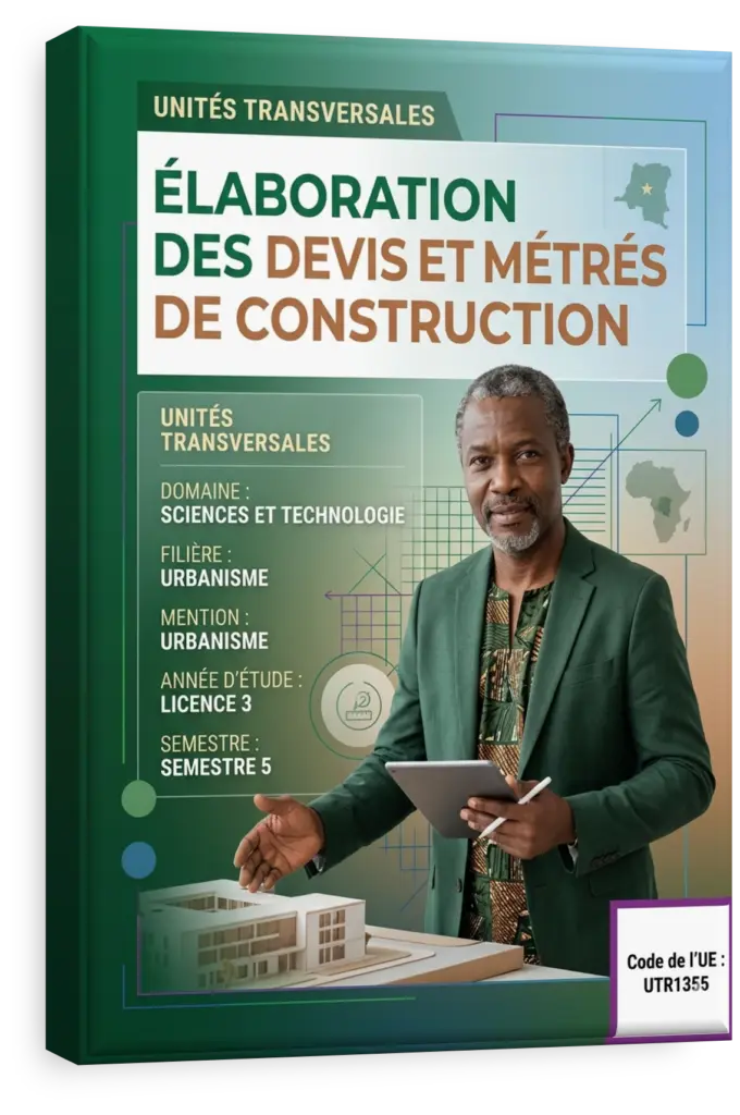 Étudiants en ingénierie en RDC analysant des plans de construction.
