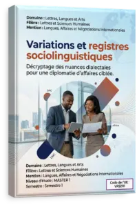 Variations et registres sociolinguistiques