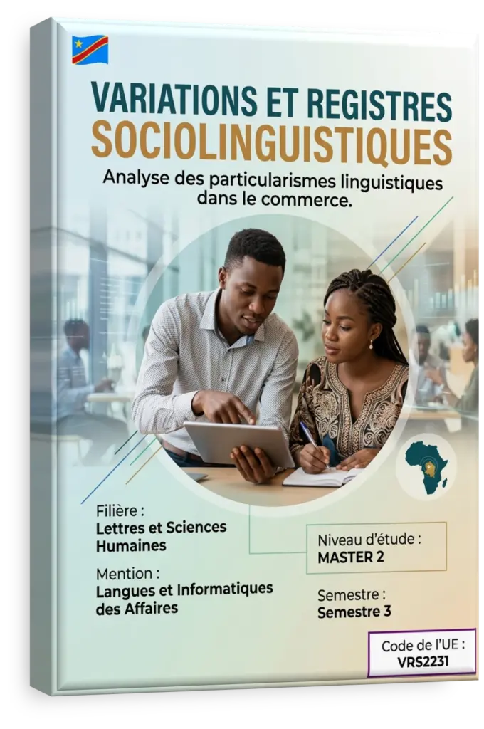 Étudiants en RDC discutant des variations sociolinguistiques en classe.